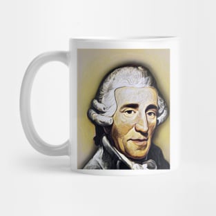 Joseph Haydn Yellow Portrait | Joseph Haydn Artwork 10 Mug